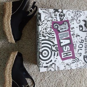 Brash Scout High Wedge Shoe in Black